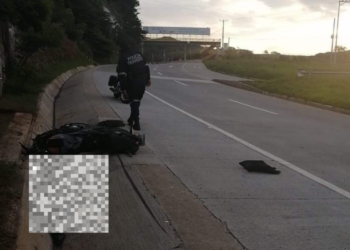 Motociclista pierde la vida en accidente de tránsito.