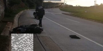 Motociclista pierde la vida en accidente de tránsito.