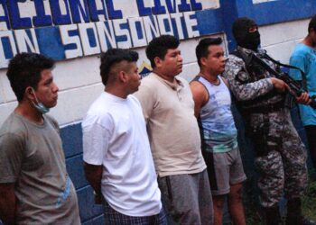 Operativo policial deja a 4 palabreros de la P18 tras las rejas.