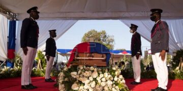 Inicia el velorio del presidente de Haití, Jovenel Moise.