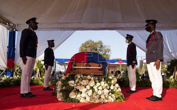 Inicia el velorio del presidente de Haití, Jovenel Moise.
