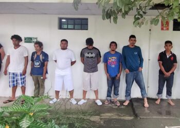 Operativo en Morazán deja a 9 delincuentes tras las rejas.