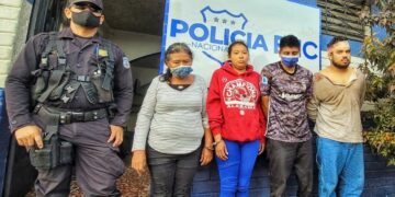4 extorsionistas son capturados y serán procesados en San Salvador.