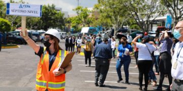 Realizan Sismo Nacional por Evacuación de Terremoto