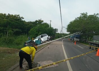 Fatal accidente de tránsito en Santa Ana.