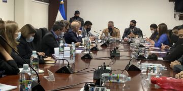 Comisión de Reformas Electorales recibe a representantes de la Unión Europea.
