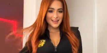 ¿Me arresta por favor? Nicolle Figueroa enciende TikTok con “sexi” disfraz.