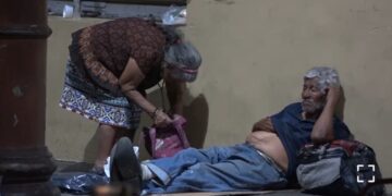 Los indigentes: una triste realidad en el país.