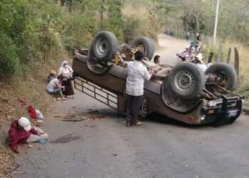 8 lesionados tras volcar pick-up en Morazán.