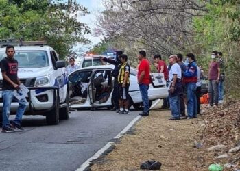 Trágico accidente de tránsito en San Vicente.