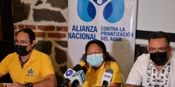 La Alianza Nacional señala que la Ley General de Recusos Hídricos es privatizadora y no garantiza el derecho humano.