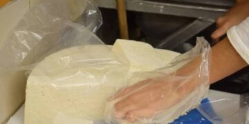 Leve disminución en precios de productos lácteos.
