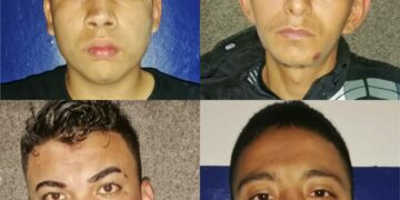 Capturan a pandilleros de la 18R, tras asaltar centro nocturno.