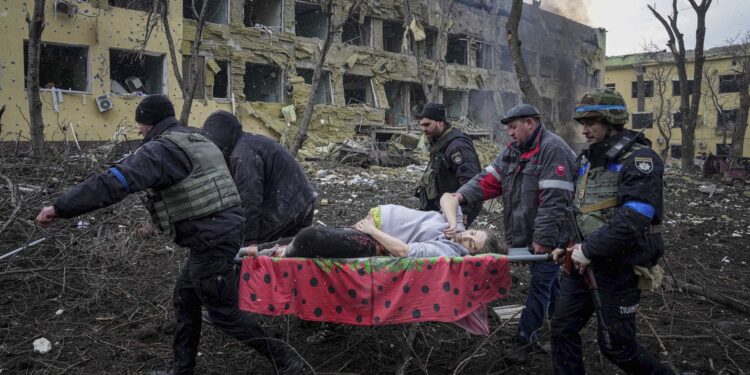 Rusia Bombadea hospital Materno Infantil.