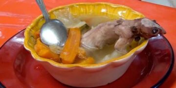Caldo de rata, sabroso y nutritivo.