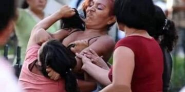 ¡Soltala Yanira! La influencers protagonizó escándalo en el centro de S.S.
