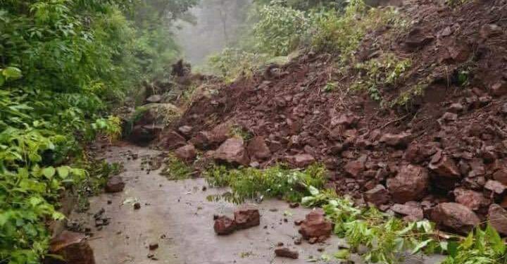 Lluvias causan estragos y un accidente de tránsito.