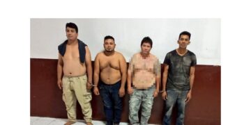 Capturan a 4 presuntos terroristas en San Miguel.