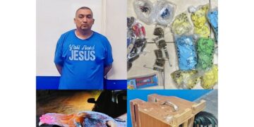 Capturan a hondureño que transportaba 5 gallos de forma ilegal.