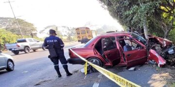 Fallece bebé de 3 meses en accidente de tránsito.