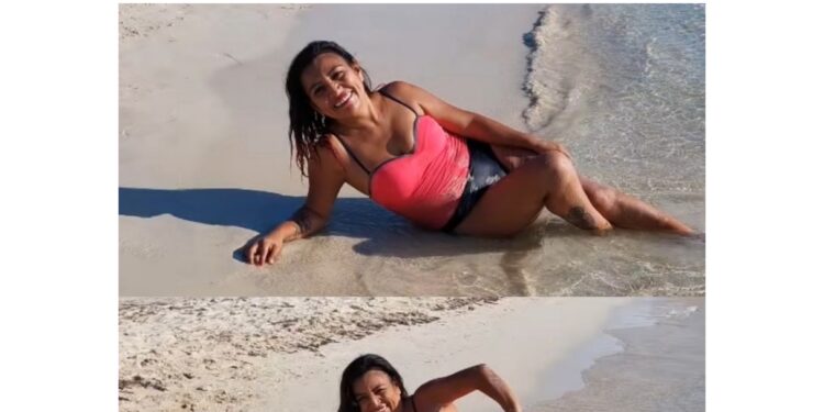 ¡Soporten! Yanira Berríos luce radiante en Roatán.