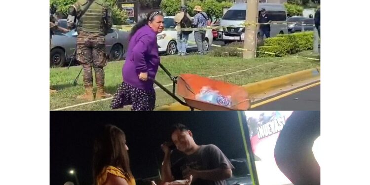 Salvadoreños altruistas en medio de la tragedia.