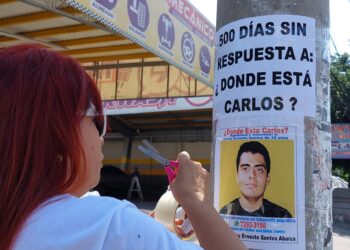 Madre lleva 500 días buscando a su hijo.