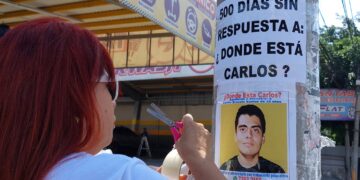 Madre lleva 500 días buscando a su hijo.