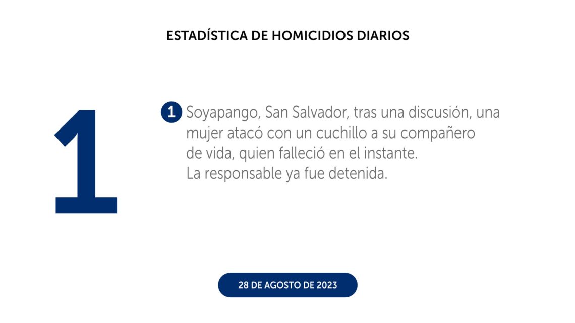 Mujer asesina a su compañero de vida en Soyapango. - TVM El Salvador