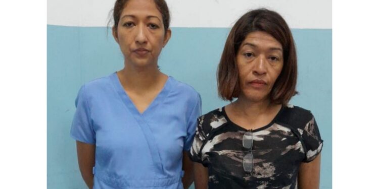 Capturan a mujeres acusadas de hurto informático.