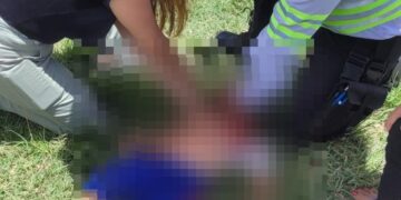 Niño muere en accidente de tránsito.