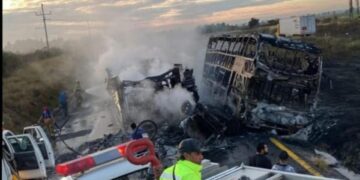 19 muertos tras accidente en México.