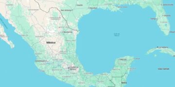 Google Maps renombra al Golfo de México como Golfo de América.