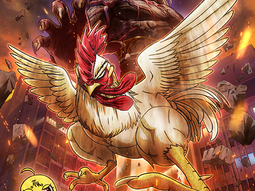 Un gallo contra el fin del mundo: el anime que promete sorprender en 2026