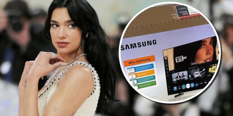 Dua Lipa demanda a Samsung Electronics por uso no autorizado de su imagen