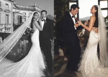 Dua Lipa deslumbra con un espectacular vestido Chanel en su boda