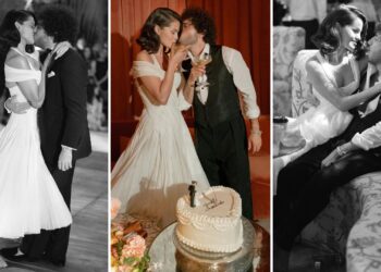 Selena Gomez y Benny Blanco celebran su primer aniversario con el pastel que guardaron de su boda