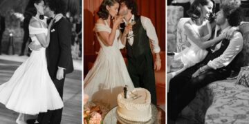 Selena Gomez y Benny Blanco celebran su primer aniversario con el pastel que guardaron de su boda
